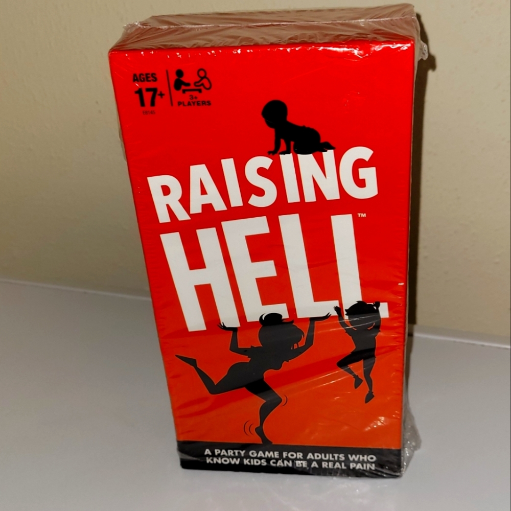 Raising Hell Card Game Adult Party Game By Hasbro
